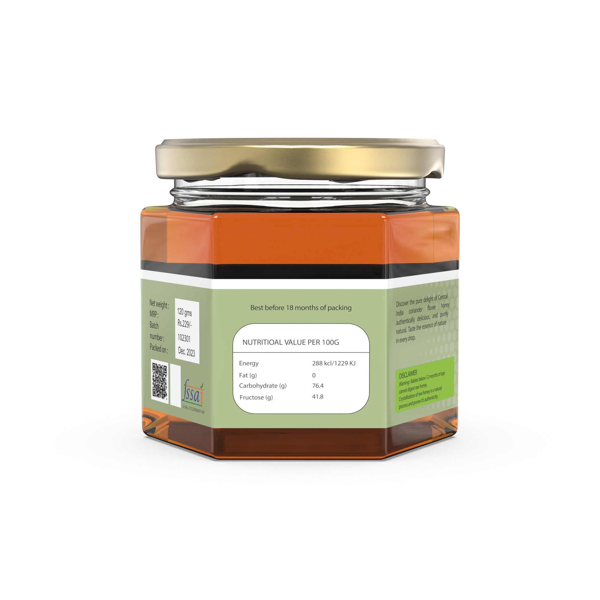 Coriander Honey Nutritional Value