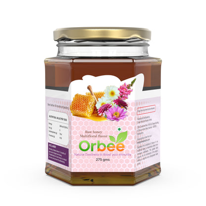 Raw Multifloral honey 275gms