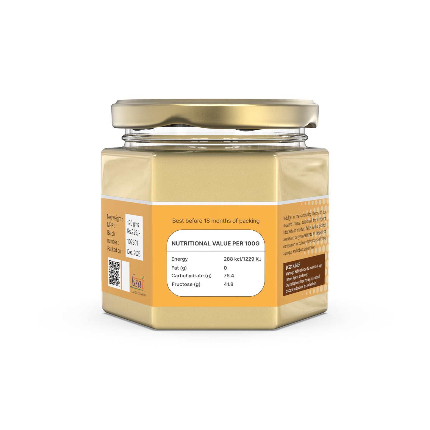 Mustard Honey Nutritional Value