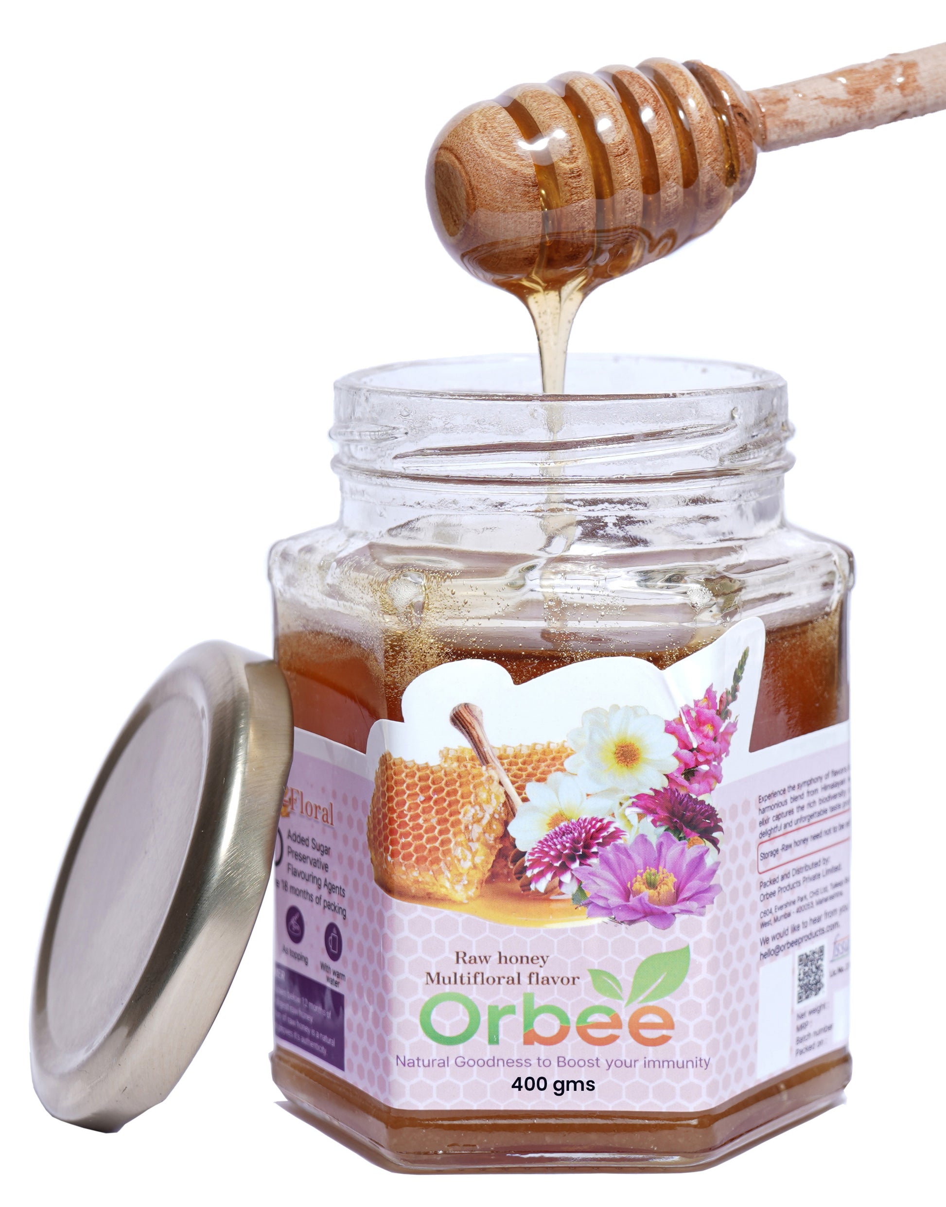 400 gm raw multifloral honey